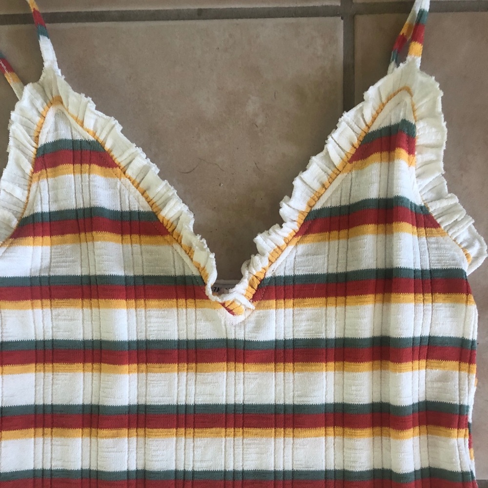 Zara striped midi dress - Picture 2 of 3